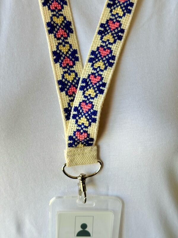 Hand-Embroidered Heritage ID Badge Holder - Image 2